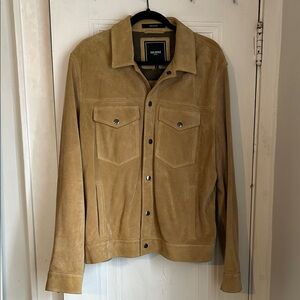 Todd Snyder Camel Suede Shirt Jacket